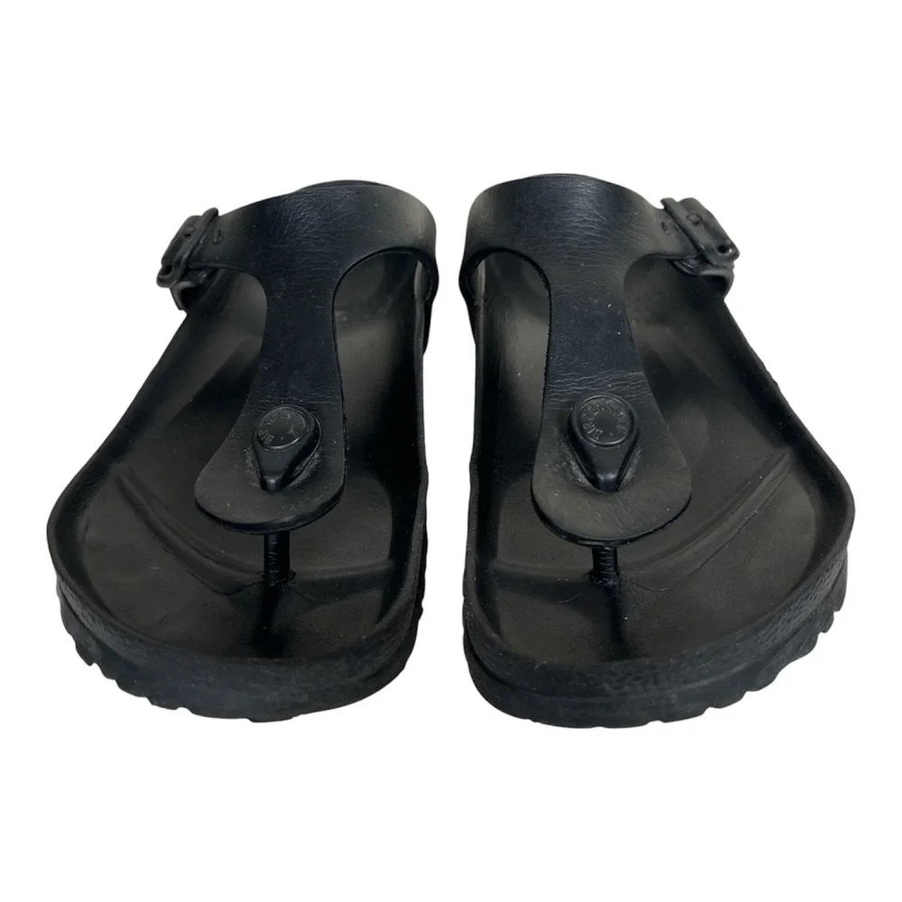 Birkenstock Gizeh EVA Black Waterproof Thong Sandals Womens 7 EU 38 Outdoor